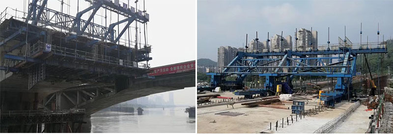 辛氏钢结构与福州洪山桥施工现场
