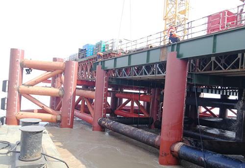 桥梁现浇面支架